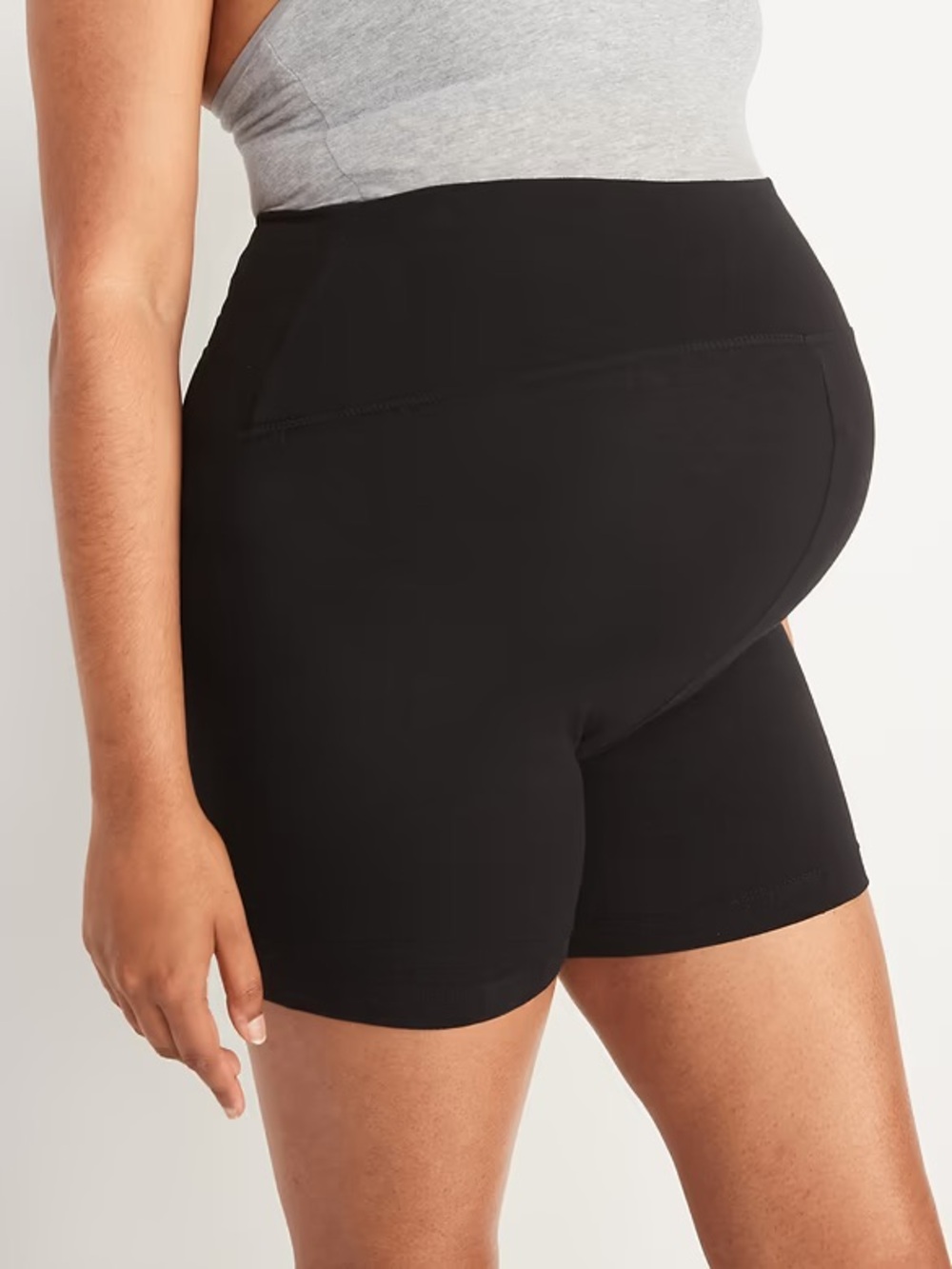 NWT Old Navy Maternity Full-Panel Biker Shorts -- 6-inch inseam